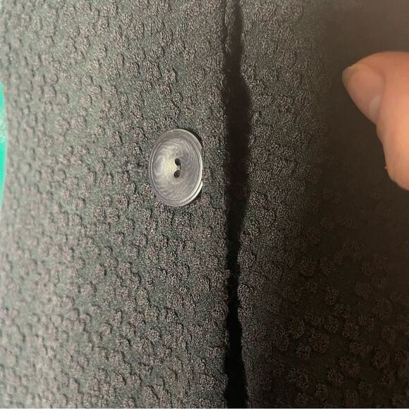 NWOT Eileen Fisher Black Textured Single Breasted Cardigan Blazer Size L - Picture 5 of 9